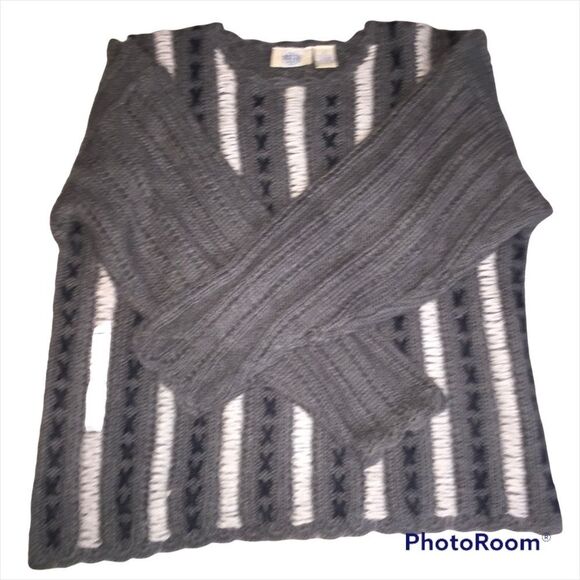 Vintage Pasta 50% Mohair Sweater Sz L Pullover Crew Neck Warm Cozy - Picture 4 of 9